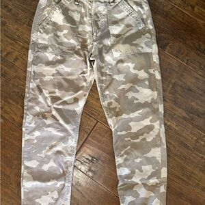 Citizens Of Humanity Beige Camouflage Pants